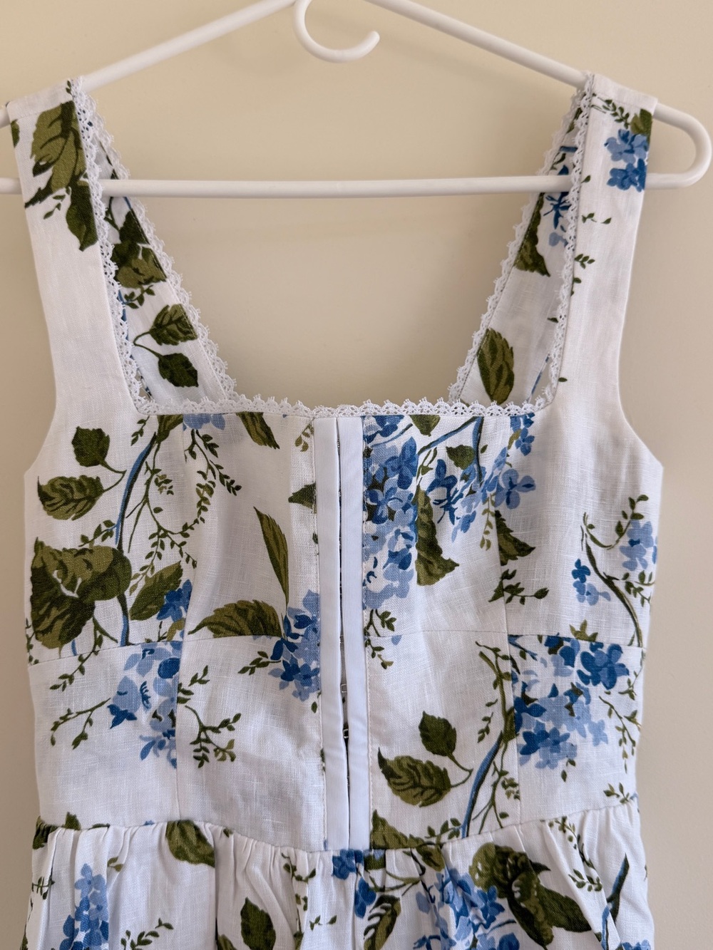 Reformation Tagliatelle Linen Midi Dress In Floral Print Size 4 - Picture 7 of 10